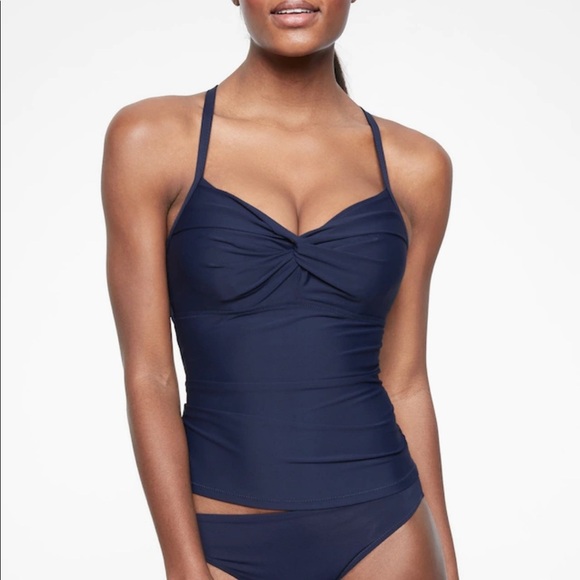 Athleta Other - Athleta Twist Front Tall Tankini 34B/C